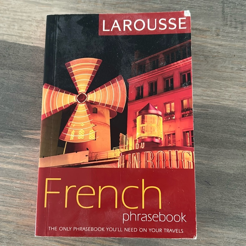 Larousse French phrase book, pocket size
